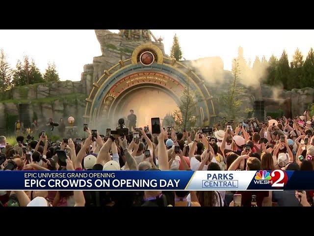 First visitors to Epic Universe thrilled with minimal lines, no crowds on opening day