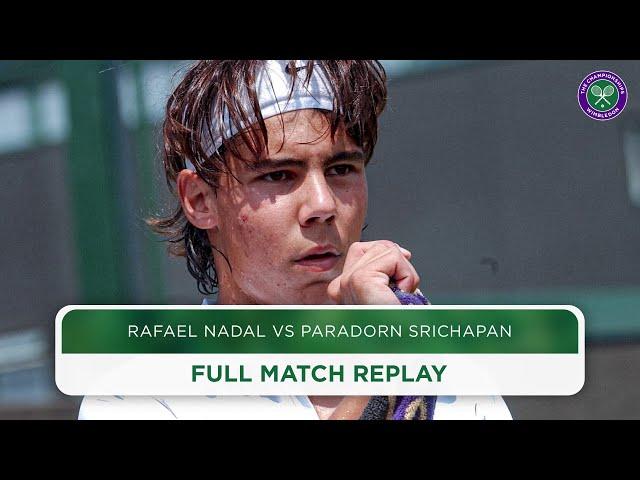 Rafael Nadal's First Grand Slam  Full Match vs Paradorn Srichaphan, Wimbledon 2003