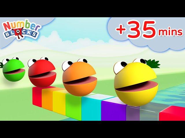 Every Numberblob Appearance Compilation | Math Cartoon For Kids | Learn to Count | @Numberblocks