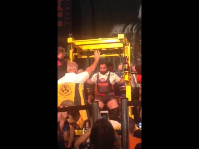 Zahir Khudayarov breaks World Record Squat 450kg