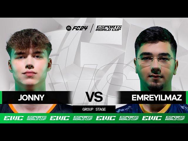 Jonny vs EmreYilmaz | EWC EA FC 24 - Day 1 - Group Stage