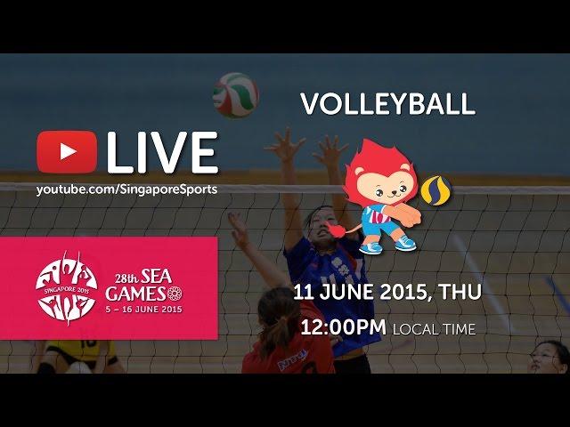 Volleyball Women's Vietnam vs Indonesia (Day 6) | 28th SEA Games Singapore 2015