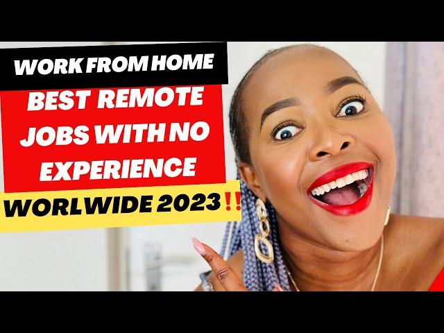 5 Websites To Find Remote Jobs | No Experience WORLDWIDE 2023 | Work From Home #workfromhomejobs2023