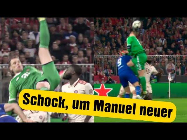 Champions League FC Bayern München gegen Zagreb  Sorgen um Manuel neuer !! #fcbayern