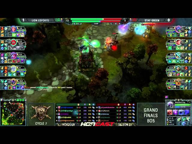 HoN Tour S2 Cycle 7 Grand Finals - LION vs sG game 1