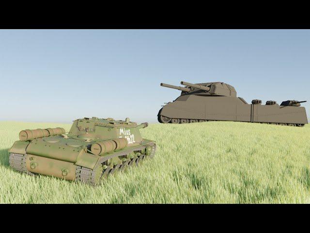 SU-152 VS P1000 RATTE