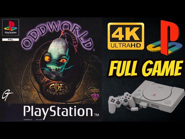 Oddworld: Abe's Oddysee | PS1 | 4K60ᶠᵖˢ UHD| 100% Longplay Walkthrough Playthrough Full Movie Game