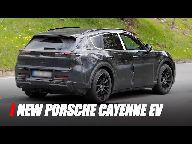 2026 Porsche Cayenne EV Spied, Looks Like A Bloated Macan EV