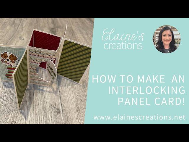 How to Make an Interlocking Panel Card with the Sweet Little Stockings Suite! Sweet Stampin'