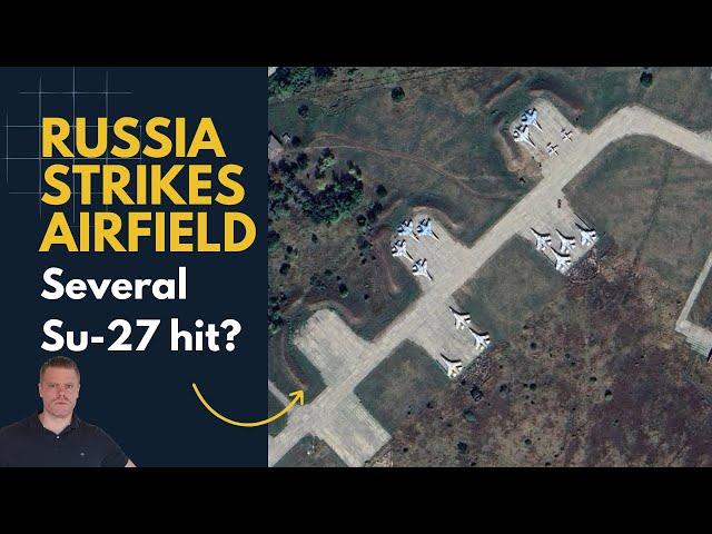 Russia strikes Ukrainian Myrhorod Airfield AGAIN