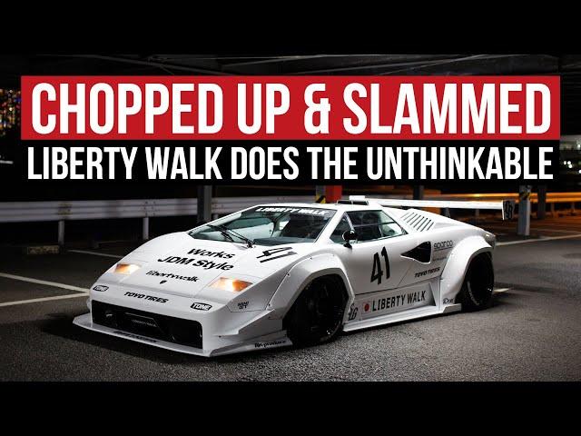 Sacrilegious Widebody Lamborghini Countach: Photographing With Liberty Walk In The Middle Of Tokyo