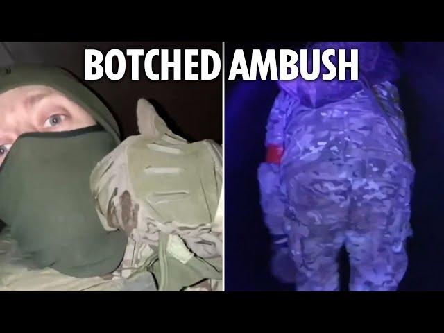 Russians crawl through gas pipe to ambush Ukrainians - before being wiped out