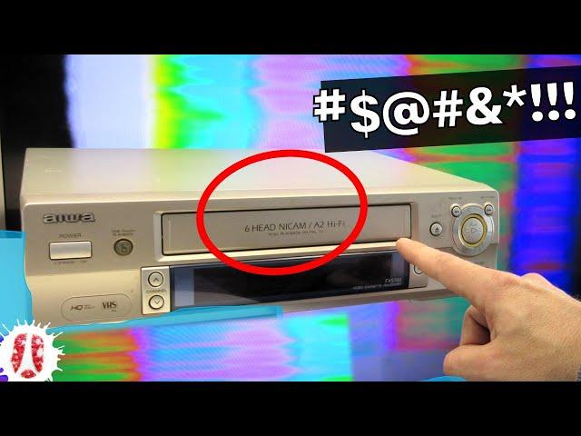 HOW TO Easily Clean VCR Audio And Video Heads / Fix No Picture And No Audio Issues #DIY #HowTo