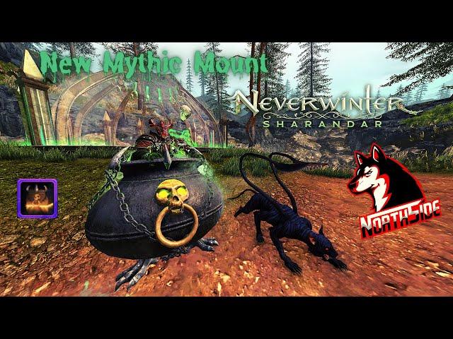 Neverwinter Mod 20 - Mythic Hag`s Hexing Cauldron Mount Displacer Beast Showcase Spellbound Lockbox