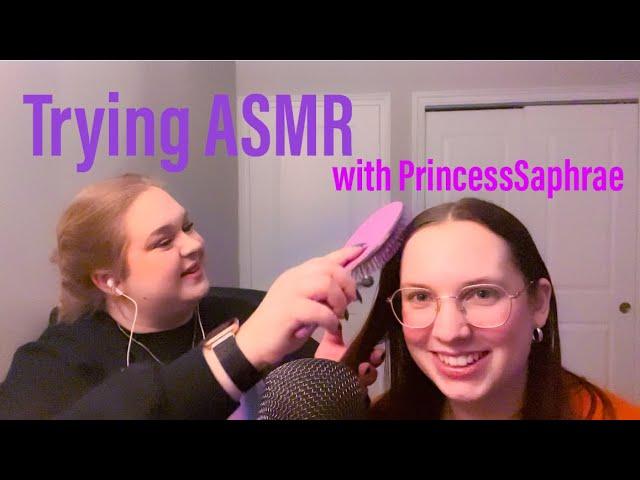 ASMR | Best Friend Tries ASMR For the First Time ️