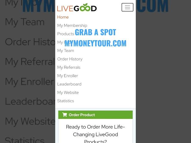 How to share LiveGood - Where's my livegood webpage #livegood