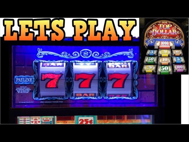 Top Dollar / Wild Red Sevens / Triple Red Hot 777 Slot Machine play & more at the Cosmopolitan $$$