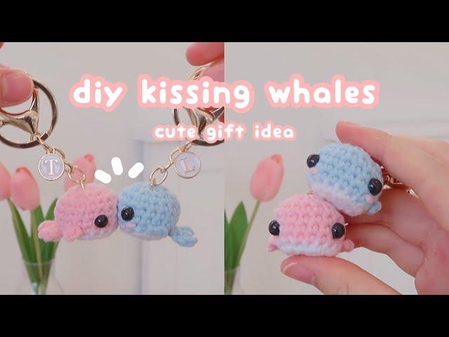 crochet kissing whales  valentines gift diy | ABSOLUTE BEGINNER crochet tutorial | amigurumi whale