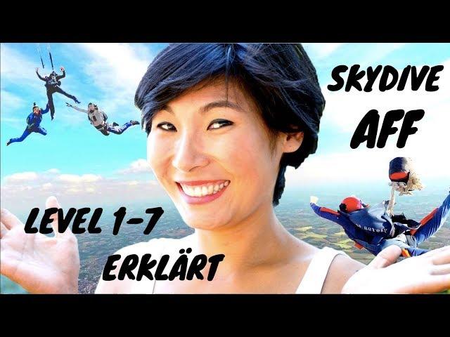 AFF Levels 1-7 explained | Ina is learning to skydive | skydive course Germany Stadtlohn | Ina Sol