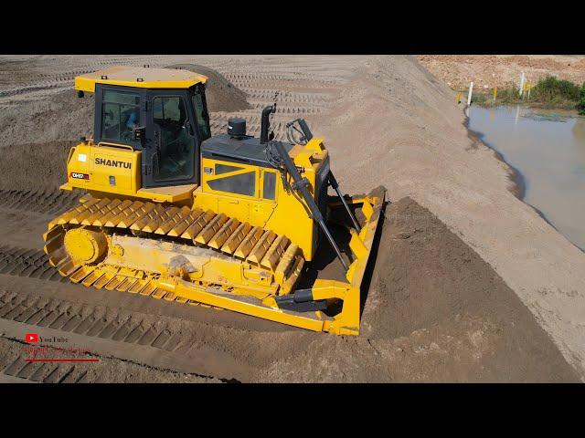 NEW Dozer Power Pushed Moving Sand​ Activities Bulldozer Machine Modern SHANTUI DH17 C2 LGP