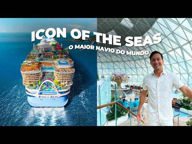 ICON OF THE SEAS: O MAIOR NAVIO DO MUNDO! | Rodrigo Ruas