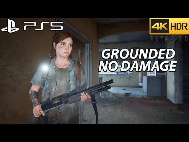 The Last of Us 2 PS5 Stealth & Aggressive Gameplay 3 ( GROUNDED / NO DAMAGE ) | 4K/60FPS .