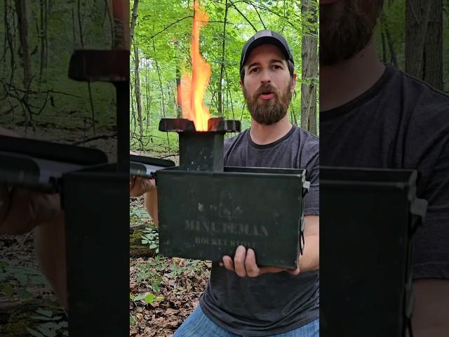 Minuteman Ammo Can Rocket Stove 