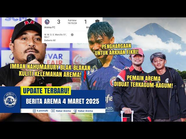 AWAY PERDANA KE TERNATE! Pemain Dibuat Terkagum-Kagum! Penghargaan Untuk Arkhan Fikri