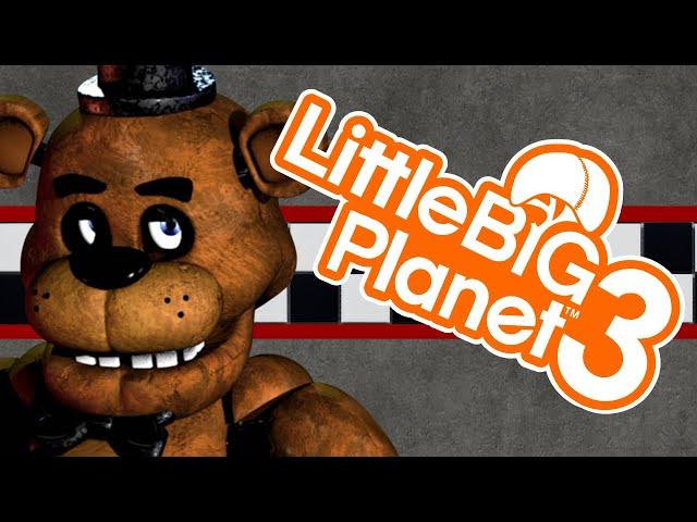 FREDDY FAZBEAR & ESCAPED DINOS! | Little Big Planet 3 Funny Moments + Commentary (1)