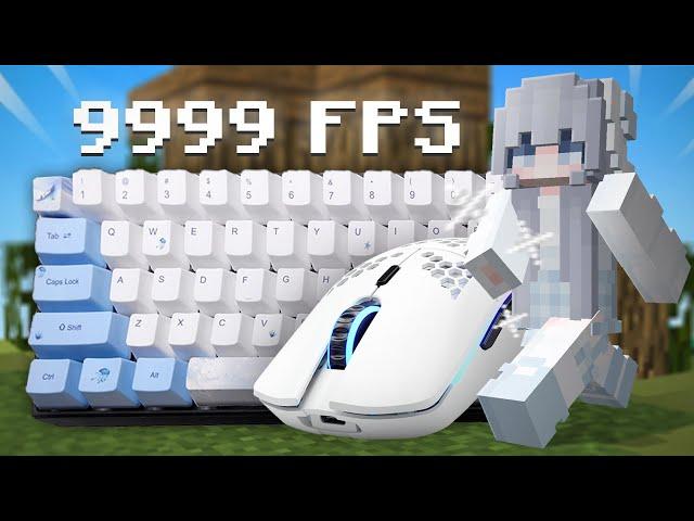 Keyboard + Mouse Sounds with handcam | Hypixel Bedwars ASMR