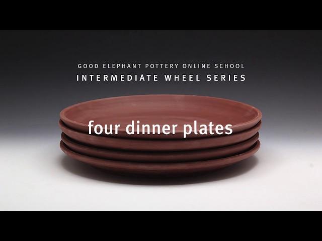 Four Dinner Plates / Intermediate Wheel / Trailer