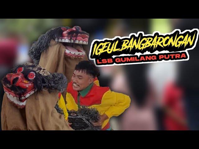 Atraksi Kuda kepang Bangbarongan M Kuplew | Lsb Gumilang Putra | Kepang Ngamuk | Barong Ngigeul