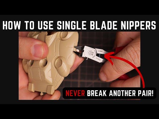 How to Use Single Blade Nippers | Gunpla Tool Tutorial Series