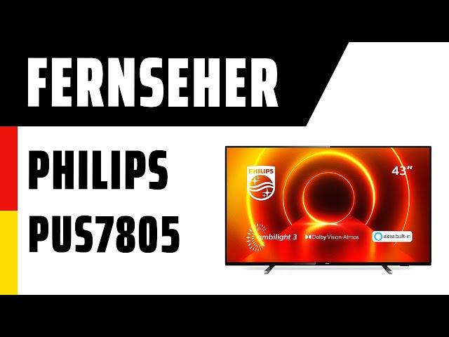 Fernseher Philips 43PUS7805/12 (PUS7805) | Deutsch