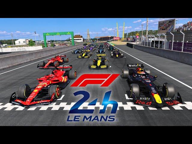 An F1 RACE in LE MANS