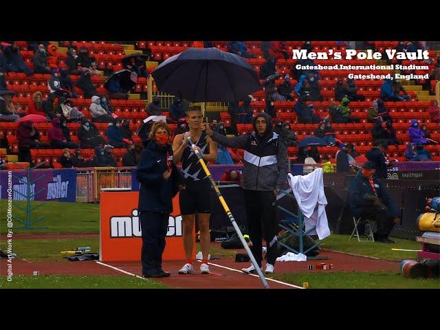 Men's Pole Vault.  Gateshead International Stadium, Gateshead, England.  May 23, 2021.