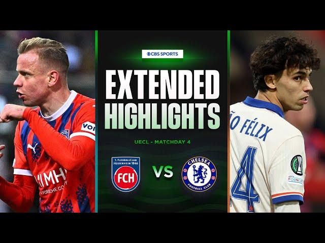 Heidenheim vs. Chelsea: Extended Highlights | UECL League Phase MD 4 | CBS Sports Golazo - Europe