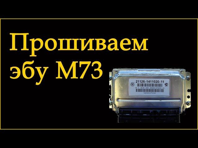 Как прошить ЭБУ М73 и не угробить блок