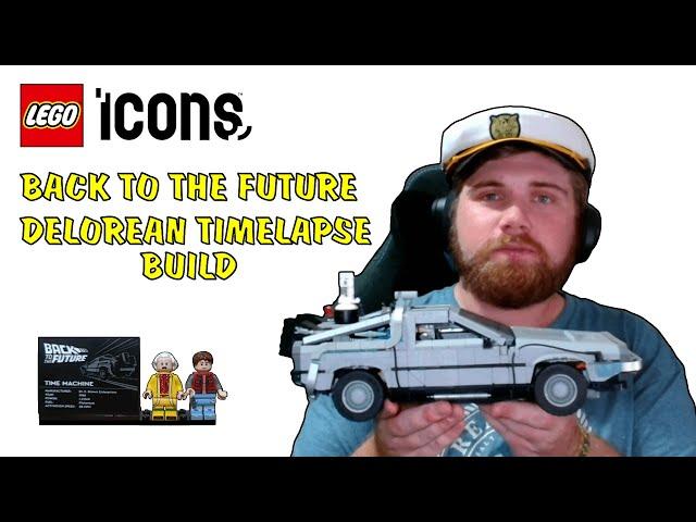 LEGO Back to the Future DeLorean Build Timelapse (2025)