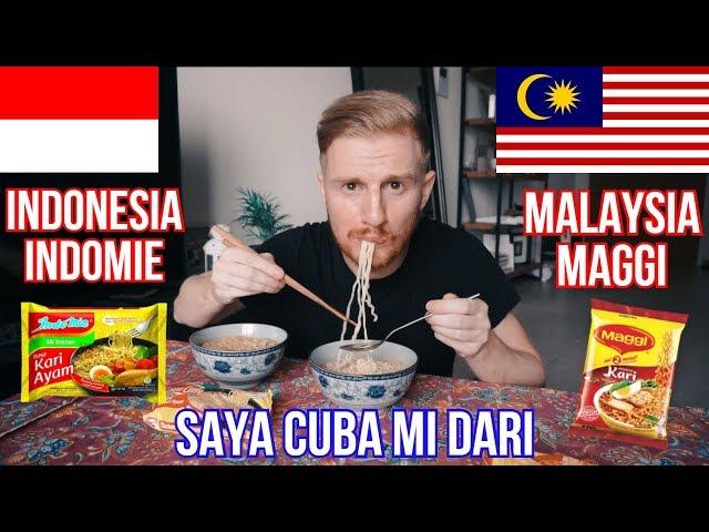 SAYA CUBA MI DARI INDONESIA (INDOMIE) v MALAYSIA (MAGGI) DAN SAYA CUBA BERCAKAP BAHASA MELAYU