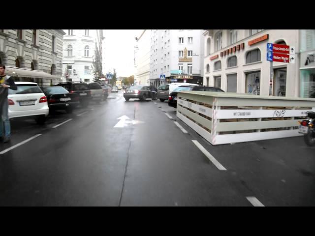 Wien Wipplingerstraße: Rad-Alternativroute Richtung Hoher Markt