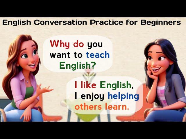 English Conversation Practice for Beginners - Level 1 |  English Speaking Practice | Learn English