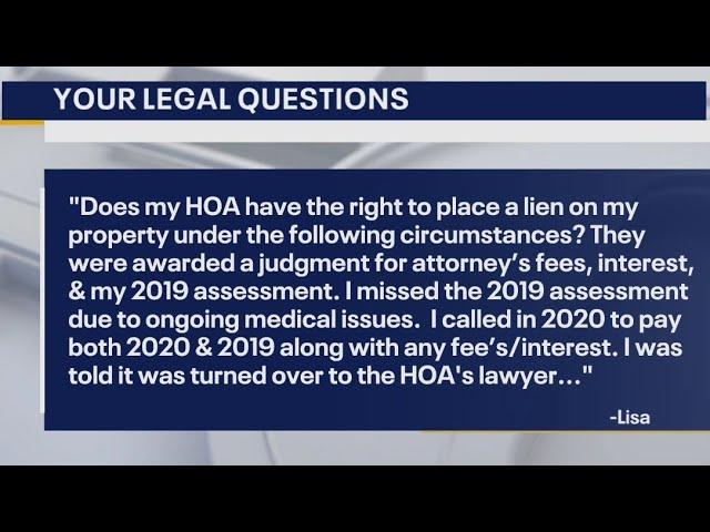 Your Legal Questions: HOA; store complaint; POA