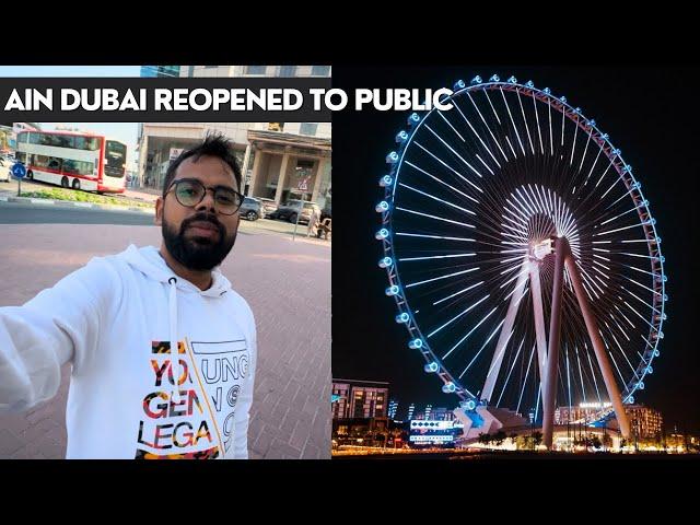 World's Tallest Observation Wheel - Ain Dubai Reopens to Public in Dubai | Tickets Start at Dh145