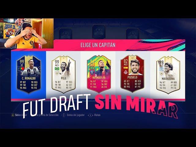 HANDICAP FUT DRAFT SIN MIRAR ... A CIEGAS FIFA 19 !!