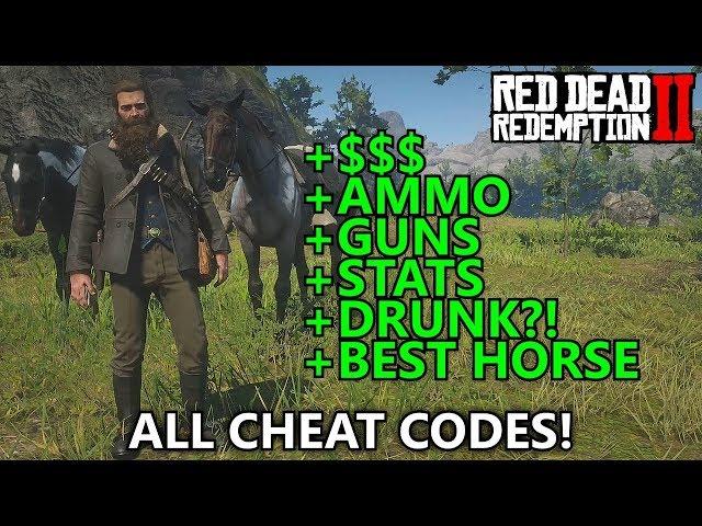 Red Dead Redemption 2 - All Cheat Codes (Infinite Money, Max Ammo, Spawn War Horse, Best Stats, etc)