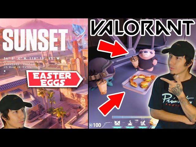 New Sunset Map Easter Eggs! *VALORANT*