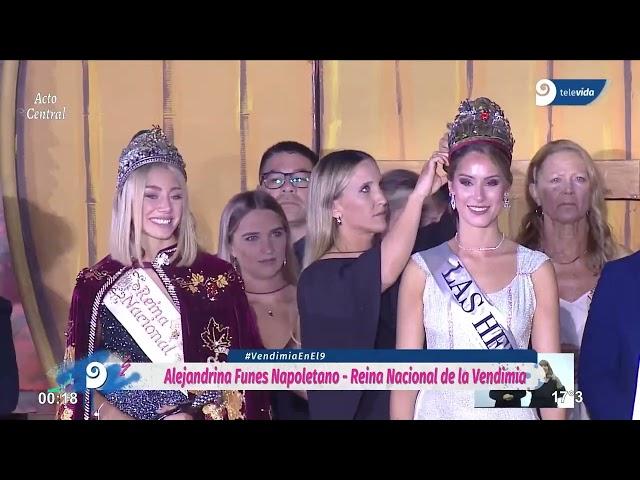 Alejandrina Funes es la Reina Nacional de la Vendimia 2025