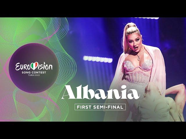 Ronela Hajati - Sekret - LIVE - Albania  - First Semi-Final - Eurovision 2022