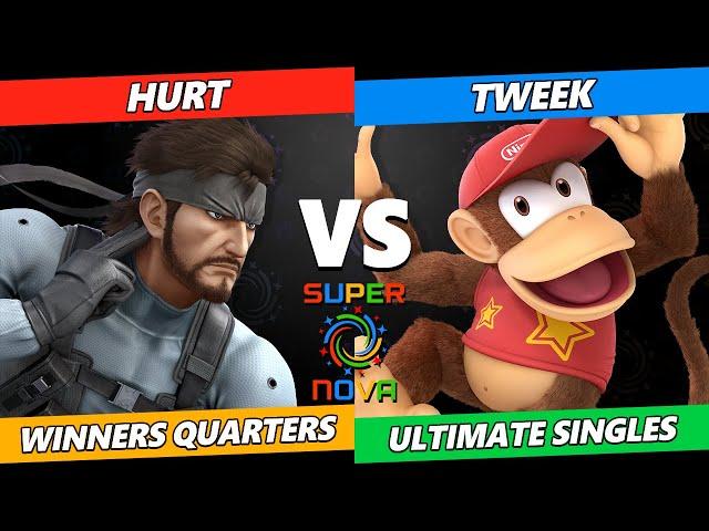 Supernova 2024 Winners Quarters - Hurt (Snake) Vs. Tweek (Diddy Kong) Smash Ultimate Tournament